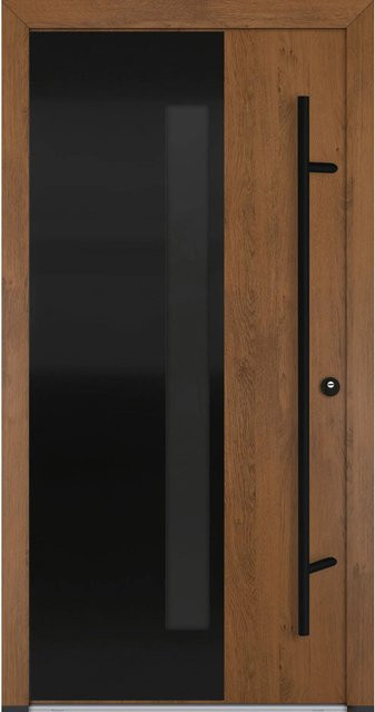 FM Türen Innenbeschläge Set Modell 66 Winchester Rechts in Braun mit Stahlbeschlägen B: 100 cm, H: 210 cm - Bild 1