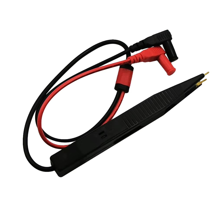 Chip Test Clip Multimeter Sonde und Pinzette für SMD Kapazität und Induktivität, Kunststoff Zubehör in Schwarz - Bild 5