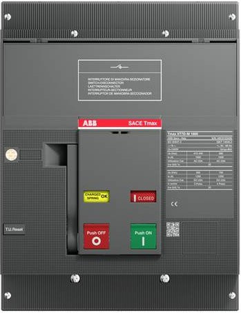 ABB XT7D M 1600 3P F F Leistungsschalter in Grau - Bild 1