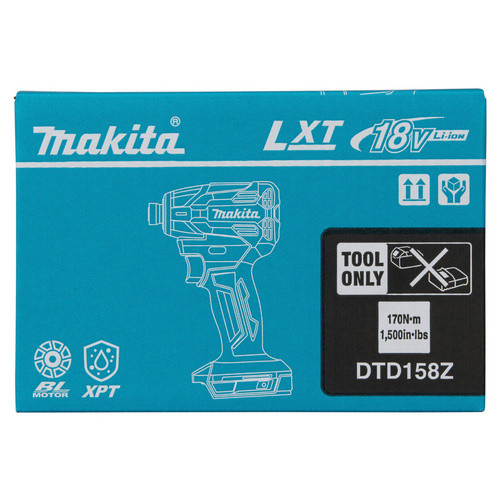Makita LXT Akku-Schlagschrauber 18V in Blau und Petrol mit max. 3400 U/min - Bild 2