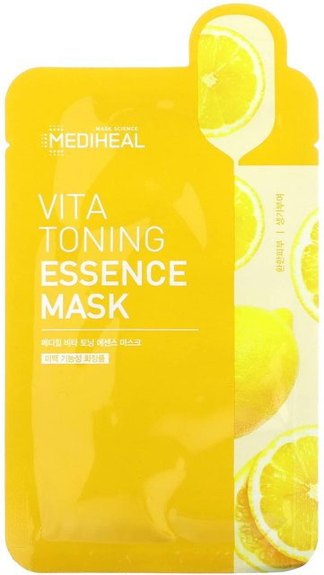 MEDIHEAL Vita Toning Essence Beauty Mask, Serum mit Vitamin C, 20 ml - Bild 1
