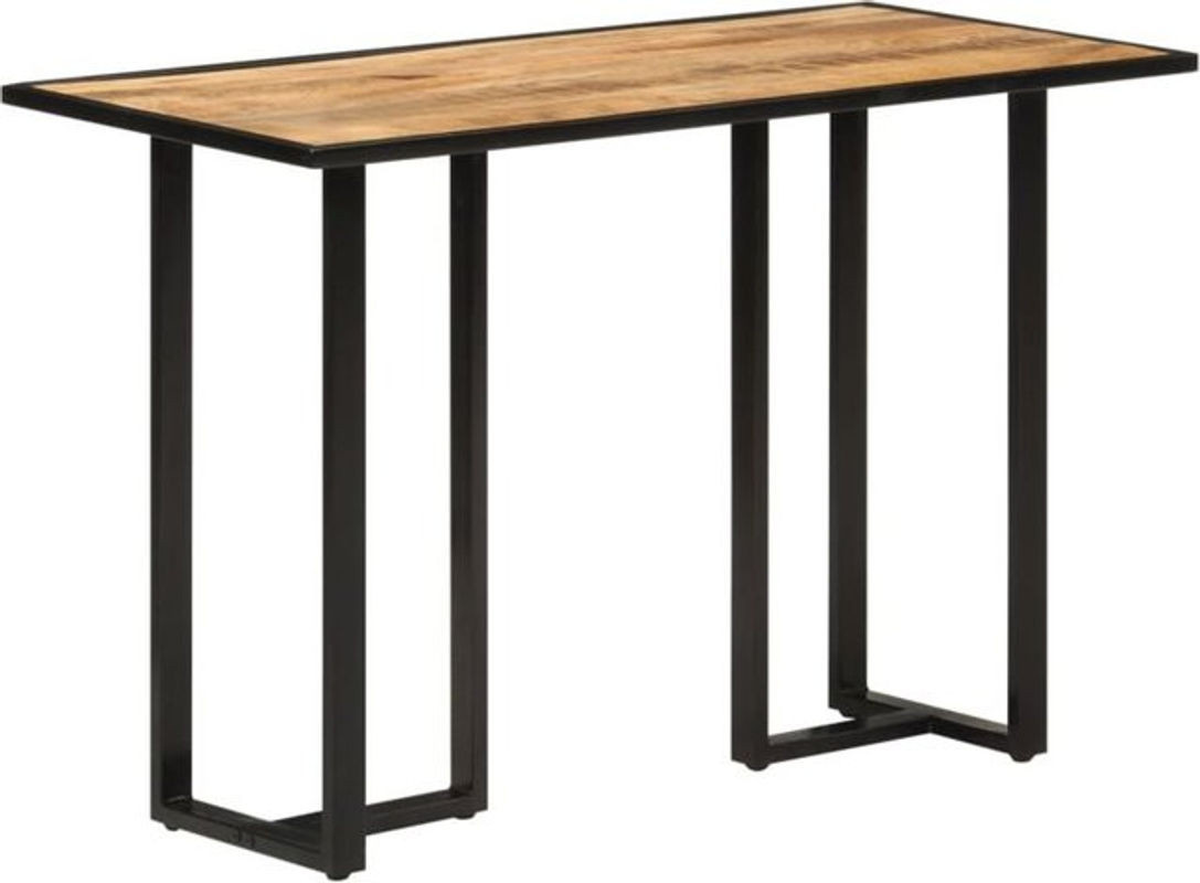 Vidaxl Esstisch aus Massivholz Mango im Industrial Design, B/T/H: 110 x 55 x 75,5 cm - Bild 1