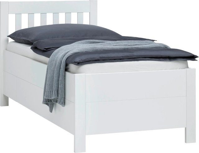 Mömax Stauraumbett Nizza Weiß mit Schubladen B/T/H: 90 x 200 x 130 cm - Bild 1