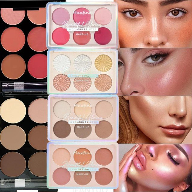 Rouge und Konturierung All-in-One-Palette, Puder, Matt, Unisex - Bild 1