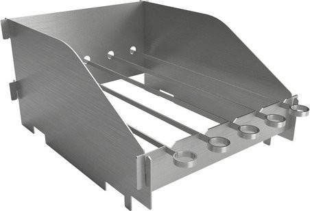 Mr. GARDENER Grillzubehör aus Edelstahl in Silber, Breite: 28 cm, Länge: 35,4 cm - Bild 1