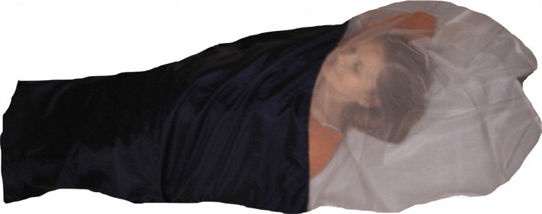 Nomaquito Tropenschlafsack mit integriertem Moskitonetz Größe XL in Blau - Bild 1