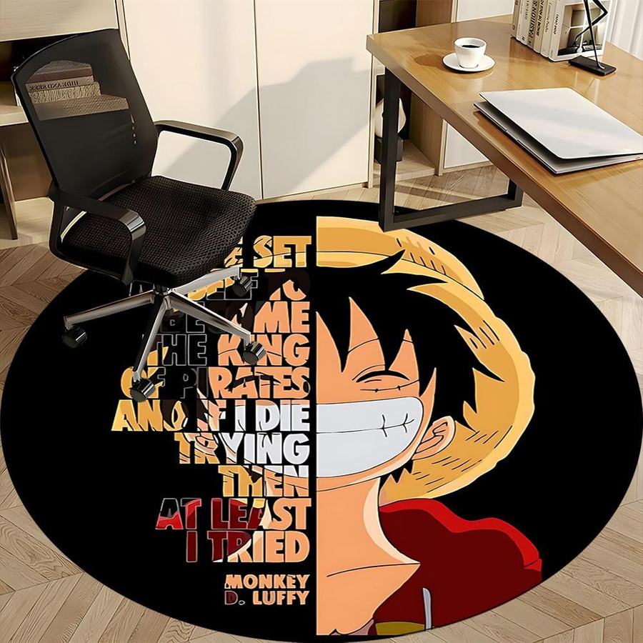 Runder Teppich One Piece von Yi Xin One, Mehrfarbig, Durchmesser: 80 cm - Bild 5
