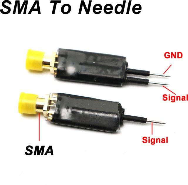 DYKBmetered SMA RF-Sondentestadapter mit Einzel- und Doppelnadelspitze für Spektrumanalysator, Signalverfolgung und LNA-Verstärker - Bild 1