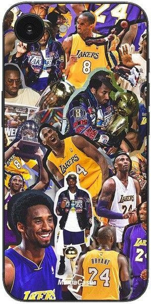 Manicase iPhone 16E Hülle Kobe Bryant NBA Champion in Schwarz und Multicolour - Bild 1
