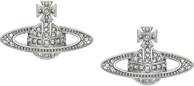 Vivienne Westwood Ohrstecker, Messing, Kristall, Damen - Bild 1