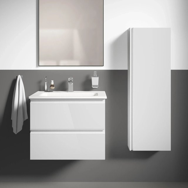 Ideal Standard Waschtisch-Paket Connect E mit Möbelwaschtisch und Unterschrank in Weiß, Breite: 60 cm - Bild 1