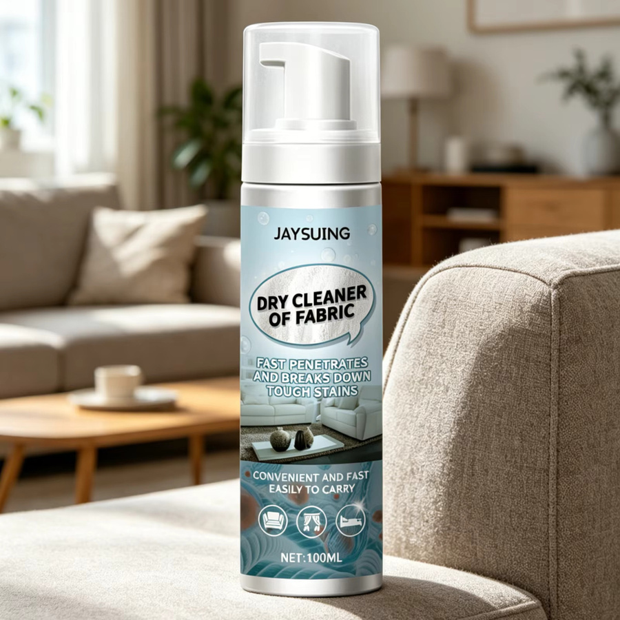 JAYSUING Stoff-Fleckenentferner für Sofa, Vorhang und Teppich zur Tiefenreinigung, sanfter Mehrzweck-Trockenreiniger, Farbe: Weiß, 100ml - Bild 2
