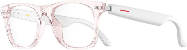 Freedom BABY Intelligente KI-Übersetzungs-Brille mit Bluetooth, Echtzeit-Übersetzung für über 100 Sprachen, Musikwiedergabe und Telefonfunktion, Kunststoff, Vollrand, quadratisch, erhältlich in Weiß, Blau und Rosa - Bild 1