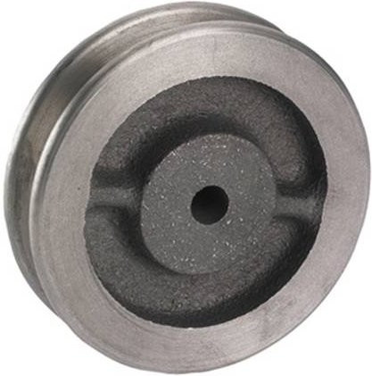 Dörner + Helmer Blockseilrolle 30mm aus Grauguss in Grau, 10er Set - Bild 1