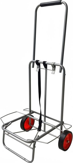 Relaxdays Transportwagen aus Stahl grau klappbar B/T/H: 100 x 44 x 34 cm - Bild 1