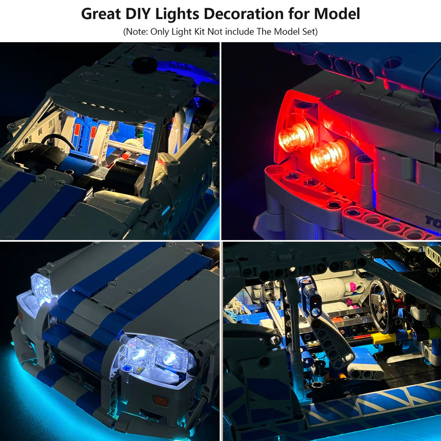 LYBMTWF 2 Fast 2 Furious LED-Licht-Set, Zubehör - Bild 2