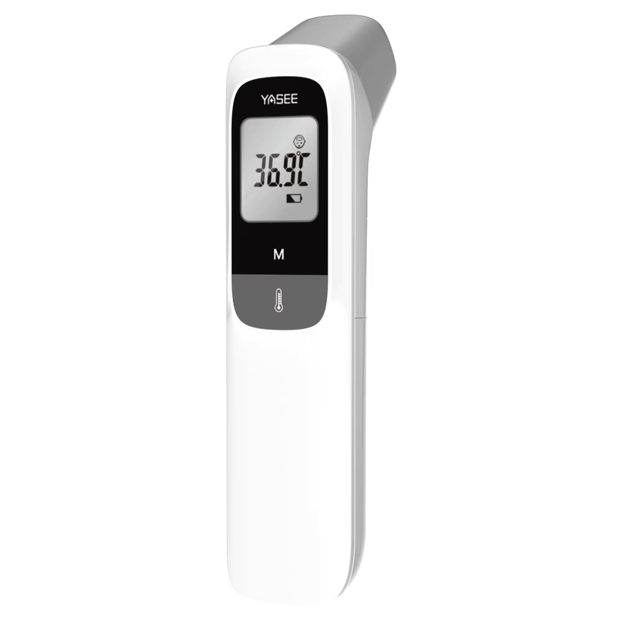 AIQUE 2-in-1 Infrarot-Thermometer 11A als Stirn- und Raumthermometer in Weiß mit berührungsloser Temperaturmessung und Hintergrundbeleuchtung - Bild 2