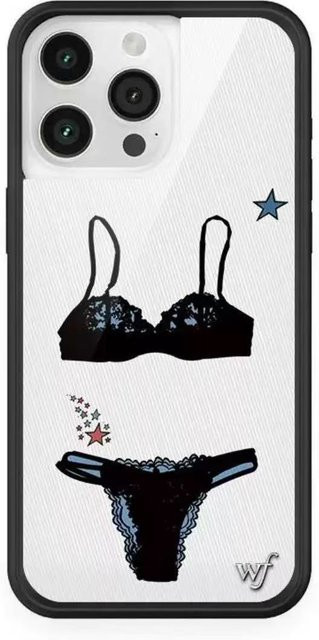 Wildflower INS Gabbriette Black Lace Lover Handyhülle für iPhone 15 14 13 12 16 17 Pro Max Plus in Schwarz - Bild 1