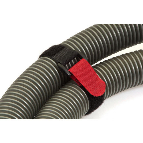 CONACORD Klettbinder aus Polyamid mit Schnalle, Schwarz-Rot, 2 Stück - Bild 2