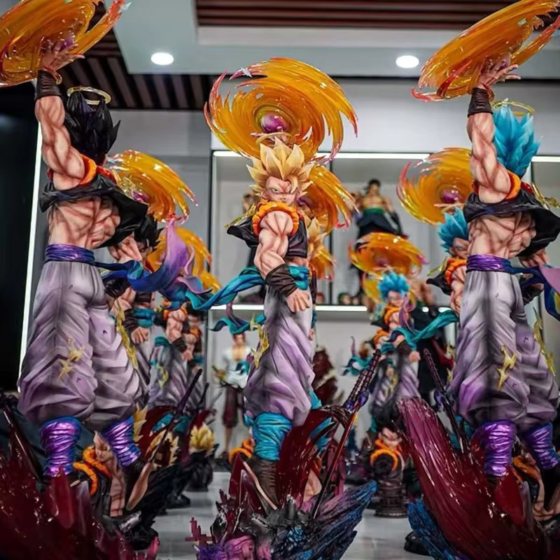 Bandai Cloud Rise Wujita Dreiköpfige Drachenfigur Handgefertigtes Anime-Modell als Desktop-Ornament - Bild 1