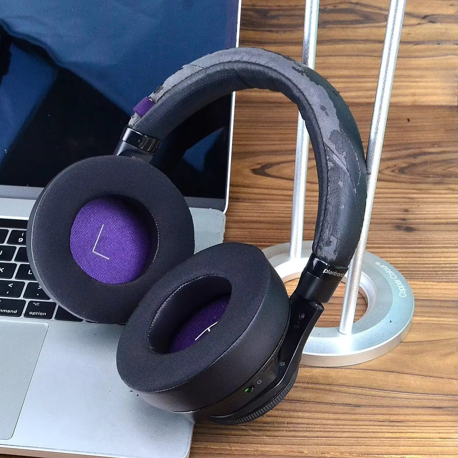 Plantronics BackBeat Pro Ersatz-Ohrpolster mit Kühlgel und weichem Schaumstoff in Schwarz - Bild 5
