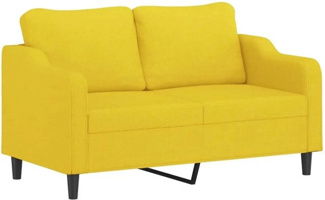 vidaXL 2-Sitzer-Sofa in Gelb mit Stoffbezug und modernem Design - Bild 1