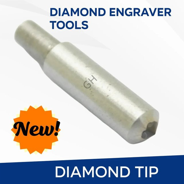 GHTYONG Stein-Diamant-Gravierwerkzeug 104-Grad-Einzelpunkt-Bit zum Schnitzen von Granit und Marmor - Bild 1