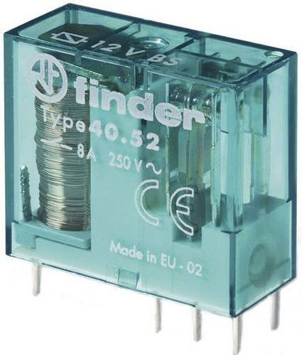 Finder Printrelais 40.52.6.024.0000 mit 24 V/DC und 24 V/AC, 8A, 2 Wechsler, 50 Stück im Tray - Bild 1