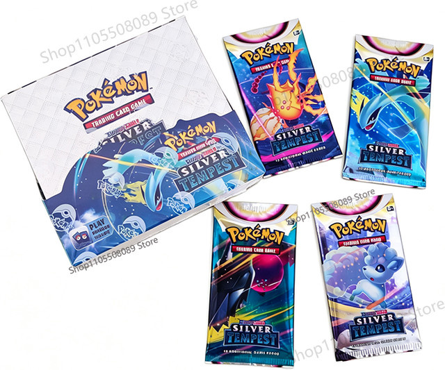 Pokémon Schwert & Schild Silberner Sturm Booster Box, Sammelkartenspiel, ab 6 Jahren - Bild 1