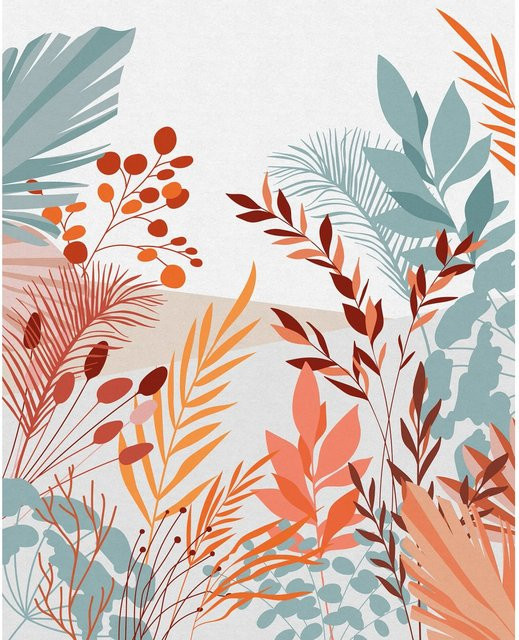 Komar Vliestapete Aspiring Colours Multicolor B: 200 cm, H: 250 cm - Bild 1