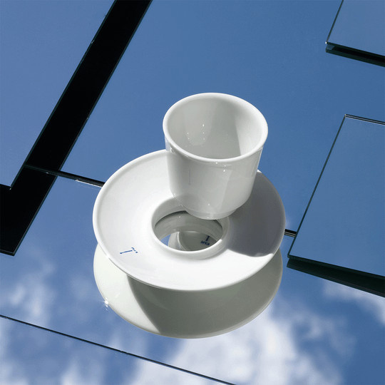 KPM Espresso-Flugzeugtasse in Weiß - Bild 1