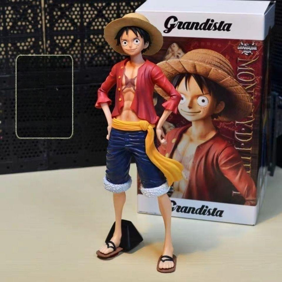 Yiran toy 1 One Piece Anime Luffy Actionfigur mit Gesichtswechselnd 28cm - Bild 2