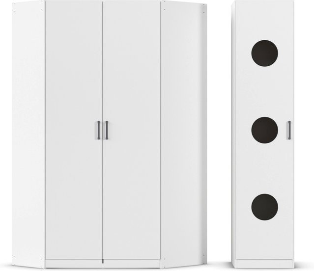 RAUCH ORANGE Allrounder Wäscheschrank mit Eckschrank, Alpinweiß - Bild 1