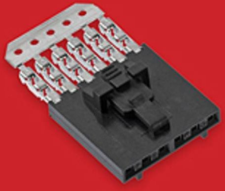 Molex Stiftgehäuse-Kabel 14562072 in Schwarz und Gold - Bild 1