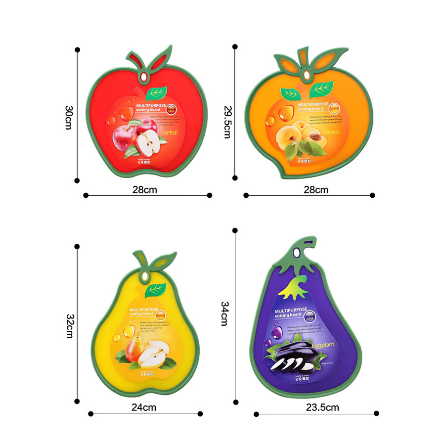 Multiyilego Obst- und Gemüseschneider aus Kunststoff in Lila - Bild 2