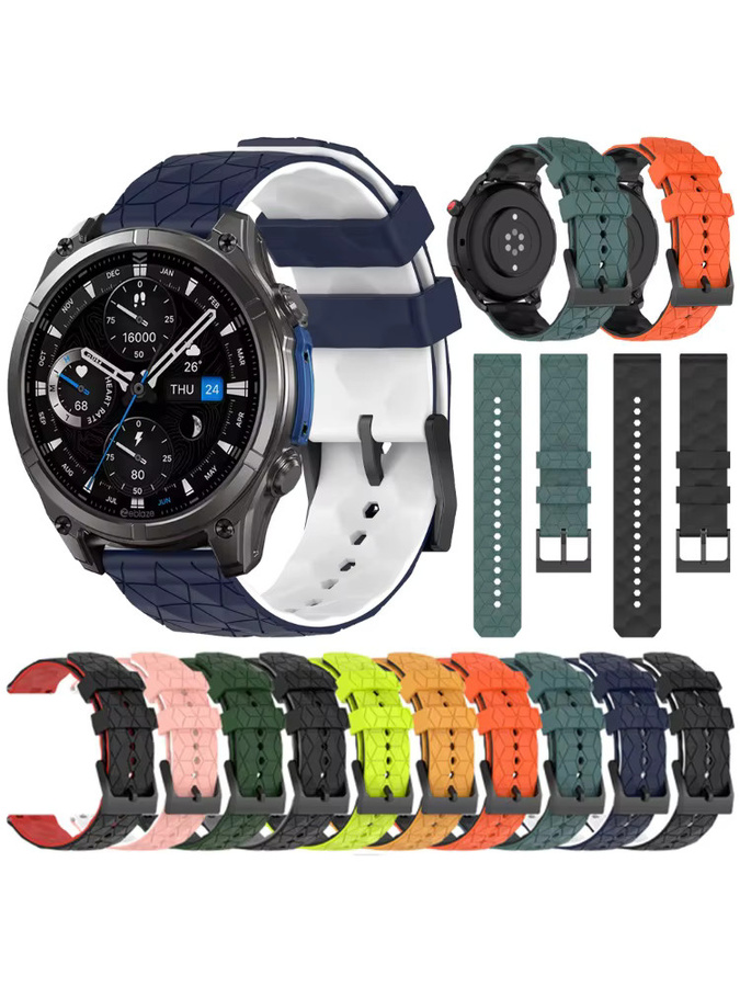 Zeblaze Sportarmband, Silikon, 22 mm, Unisex, multicolour - Bild 5