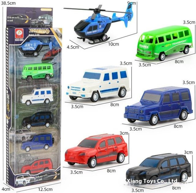 Discover Intime Rückzieh-Baufahrzeug, Müllwagen Modelle, 4/6-teiliges Set - Bild 1