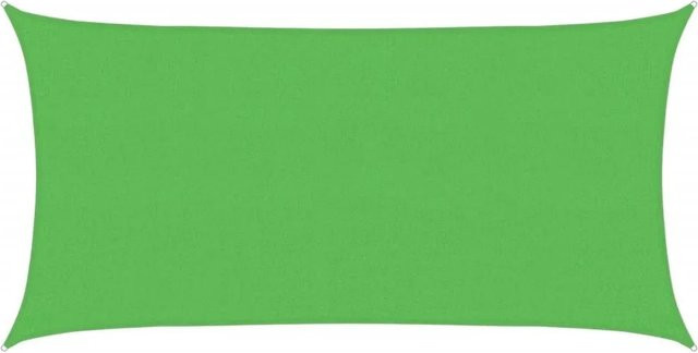 Furnicato Sonnensegel rechteckig aus HDPE in Hellgrün B: 300 cm, T: 200 cm - Bild 1