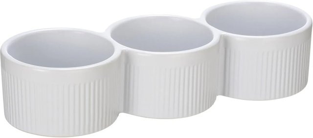 Schöner Wohnen Dipschale Refia mit 3 Fächern, Weiß - Bild 1