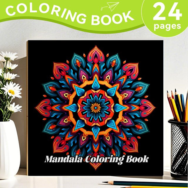 Malbuch für Erwachsene mit Mandala-Mustern zum Ausmalen und Zeichnen - Bild 1