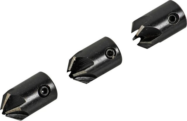 LUX-TOOLS HSS-Aufstecksenker-Satz aus Stahl in Schwarz mit 3 mm, 4 mm und 5 mm - Bild 1