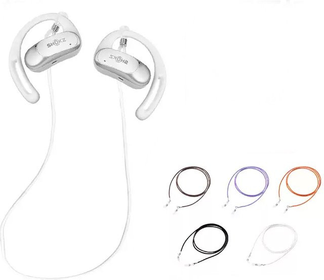 Shokz Anti-Verlust Sportseil in Orange für OpenFit2+ T921 und T920 Kabellose Ohrhörer aus rutschfestem Polyester - Bild 1