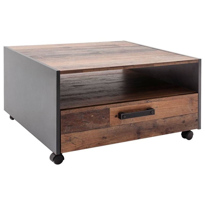 Couchtisch Trendteam Universal Old Wood Nachbildung in Braun B/H/T: 70 x 40 x 70 cm - Bild 2