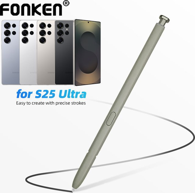 FONKEN Touchscreen für Samsung Galaxy S25 Ultra mit integriertem Stylus S-Pen und Druckerkennung - Bild 1