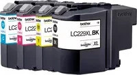 Brother Tintenpatronen MultiPack LC-229XL für Inkjet-Drucker in Schwarz, Cyan, Magenta und Gelb - Bild 1