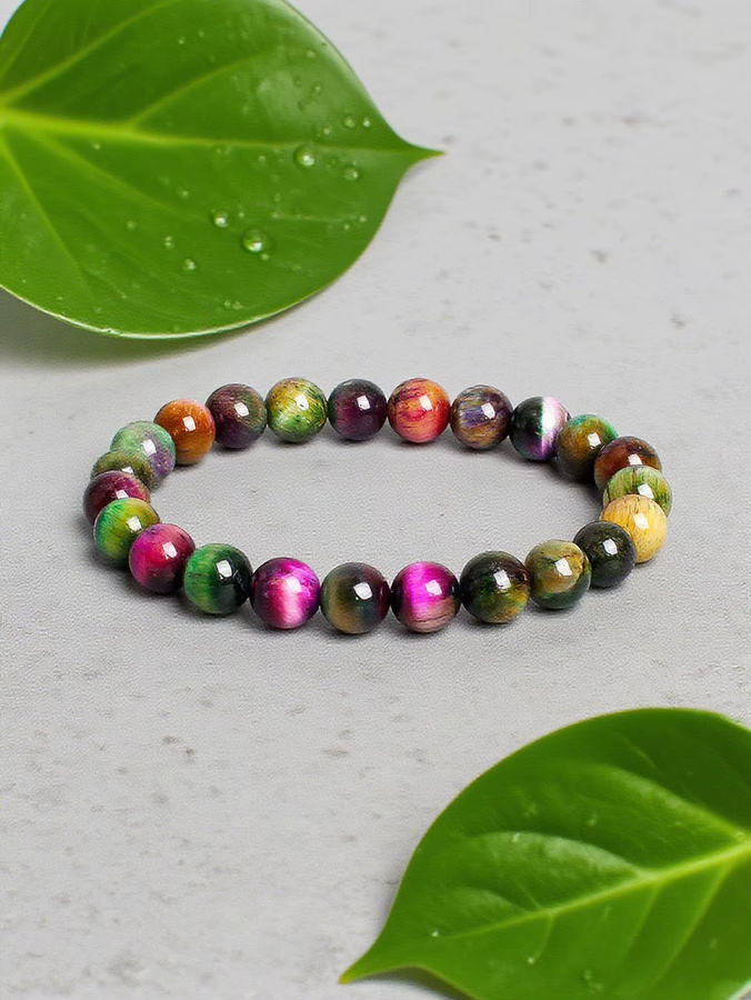 EmbraceNature Armband, Tigerauge, Bunt - Bild 2