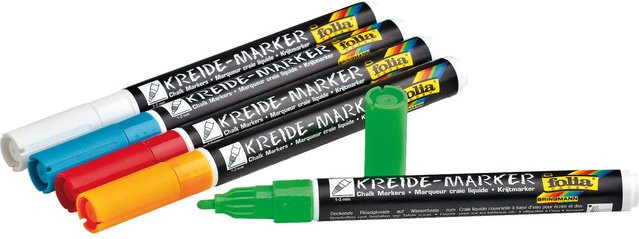 Folia Kreidemarker 5er-Set in Multicolor für Bastelarbeiten mit Kindern - Bild 1