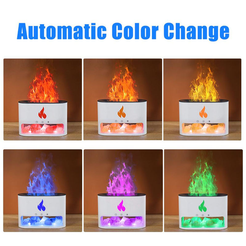 TOMTOP JMS Aromatherapie-Diffusor für ätherische Öle, 250 ml, USB-betrieben, mit Nachtlicht und automatischer Abschaltung, Schwarz - Bild 2
