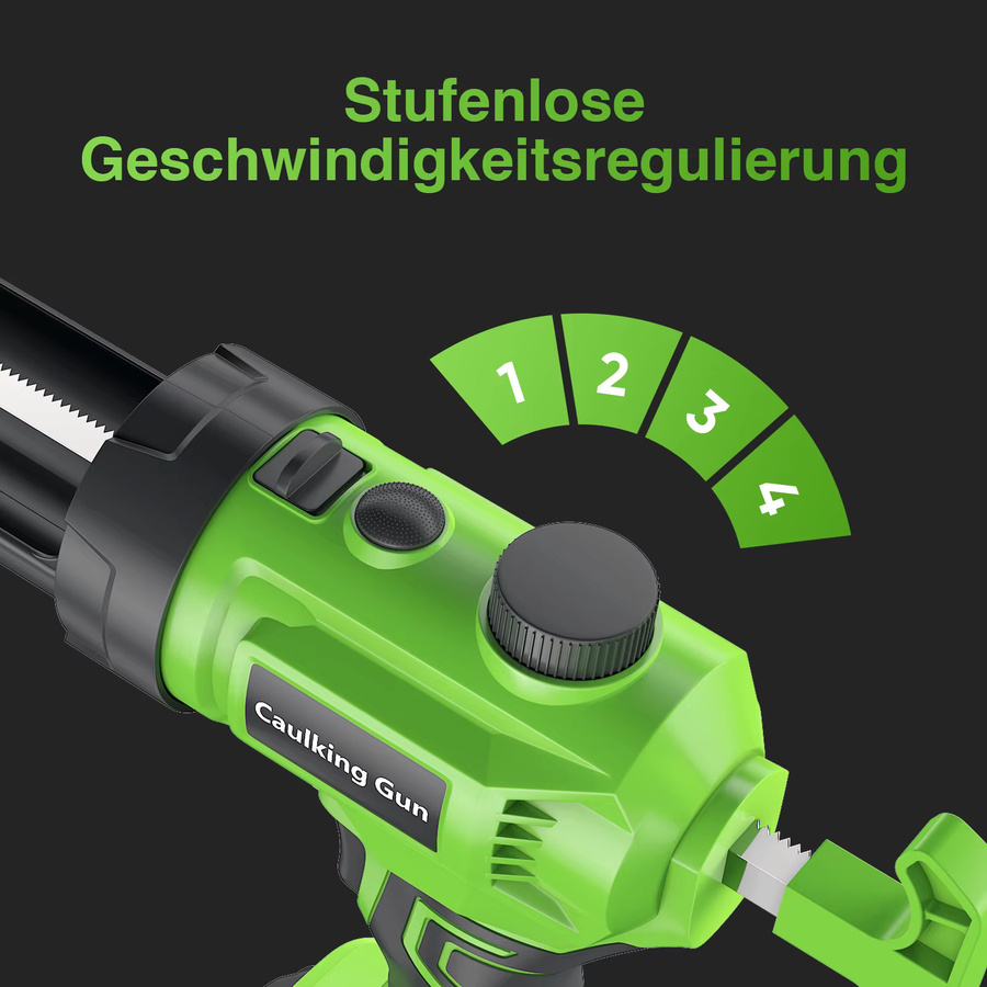 Kabellose elektrische Klebepistole von Makita mit LED-Licht für Fenster, Türen und Abdichtungen, kompatibel mit Makita-Akkus, in Rot und Grün - Bild 3