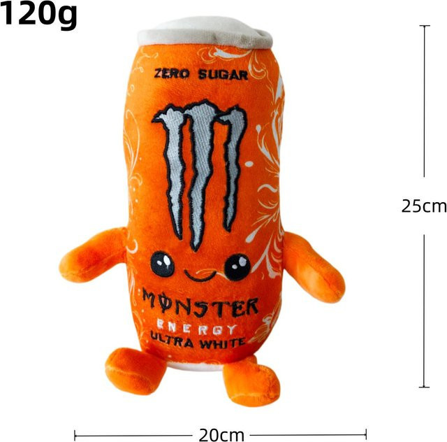 Monster Energy Plüschtier, Stoffpuppe, 25cm - Bild 1
